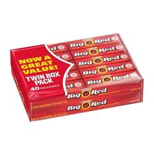 Wrigleys Big Red Gum 40ct Box 